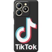 Чорний чохол BoxFace Realme C61 Tik Tok