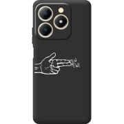 Чорний чохол BoxFace Realme C61 Pew Pew