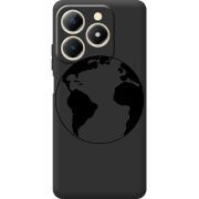 Чорний чохол BoxFace Realme C61 Earth