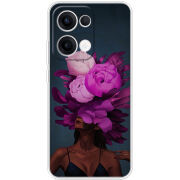 Чохол BoxFace OPPO Reno 13 5G Exquisite Purple Flowers