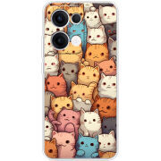 Чохол BoxFace OPPO Reno 13 5G Котики муркотики
