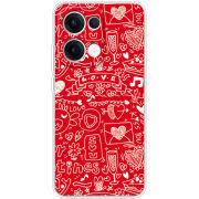Чохол BoxFace OPPO Reno 13 5G Happy Valentines