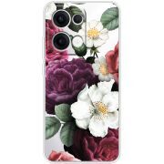 Прозорий чохол BoxFace OPPO Reno 13 5G Floral Dark Dreams