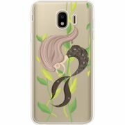 Прозрачный чехол Uprint Samsung J400 Galaxy J4 2018 Cute Mermaid