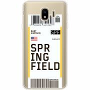 Прозрачный чехол Uprint Samsung J400 Galaxy J4 2018 Ticket Springfield