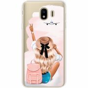 Прозрачный чехол Uprint Samsung J400 Galaxy J4 2018 Travel Girl