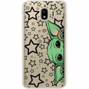 Прозрачный чехол Uprint Samsung J400 Galaxy J4 2018 Baby Yoda