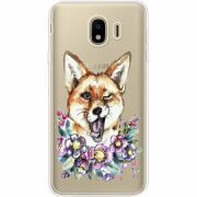 Прозрачный чехол Uprint Samsung J400 Galaxy J4 2018 Winking Fox