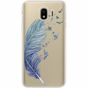 Прозрачный чехол Uprint Samsung J400 Galaxy J4 2018 Feather
