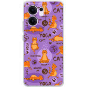 Чохол BoxFace OPPO Reno 13 F Yoga Cat