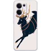 Чохол BoxFace OPPO Reno 13 F Black Deer