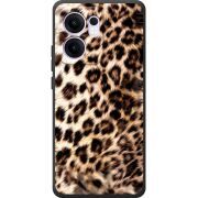 Чорний чохол BoxFace OPPO Reno 13 F Леопардовий