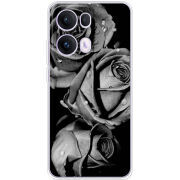Чохол BoxFace OPPO Reno 13 Pro 5G Black and White Roses
