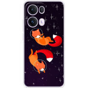 Чохол BoxFace OPPO Reno 13 Pro 5G Fox-Astronauts