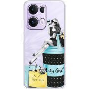 Прозорий чохол BoxFace OPPO Reno 13 Pro 5G City Girl