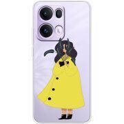 Прозорий чохол BoxFace OPPO Reno 13 Pro 5G Just a Girl