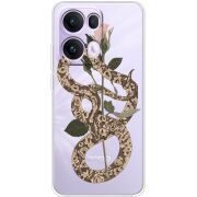 Прозорий чохол BoxFace OPPO Reno 13 Pro 5G Glamor Snake