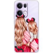 Прозорий чохол BoxFace OPPO Reno 13 Pro 5G Mouse Girls