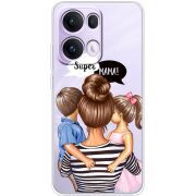 Прозорий чохол BoxFace OPPO Reno 13 Pro 5G Super Mama