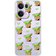 Прозорий чохол BoxFace OPPO Reno 13 Pro 5G Pattern Baby Yoda
