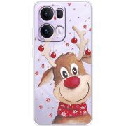 Прозорий чохол BoxFace OPPO Reno 13 Pro 5G Winter Deer