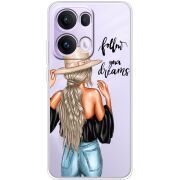 Прозорий чохол BoxFace OPPO Reno 13 Pro 5G Follow Your Dreams