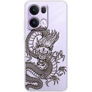 Прозорий чохол BoxFace OPPO Reno 13 Pro 5G Chinese Dragon