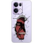 Прозорий чохол BoxFace OPPO Reno 13 Pro 5G Нападение Титана