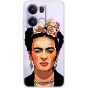 Прозорий чохол BoxFace OPPO Reno 13 Pro 5G Фрида Кало