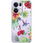 Прозорий чохол BoxFace OPPO Reno 13 Pro 5G Tropical