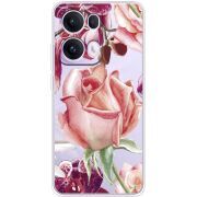 Прозорий чохол BoxFace OPPO Reno 13 Pro 5G Rose