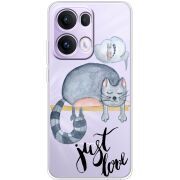 Прозорий чохол BoxFace OPPO Reno 13 Pro 5G Just Love