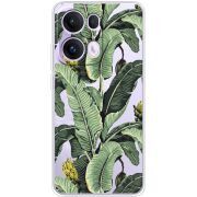Прозорий чохол BoxFace OPPO Reno 13 Pro 5G Banana Leaves