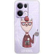 Прозорий чохол BoxFace OPPO Reno 13 Pro 5G Good Morning