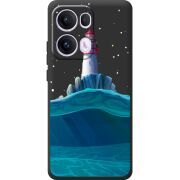 Чорний чохол BoxFace OPPO Reno 13 Pro 5G Lighthouse