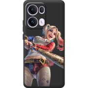 Чорний чохол BoxFace OPPO Reno 13 Pro 5G Happy Harley Quinn