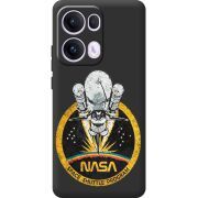 Чорний чохол BoxFace OPPO Reno 13 Pro 5G NASA Spaceship