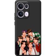 Чорний чохол BoxFace OPPO Reno 13 Pro 5G BTS