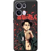 Чорний чохол BoxFace OPPO Reno 13 Pro 5G Атака Титанов Леви