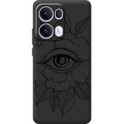Чорний чохол BoxFace OPPO Reno 13 Pro 5G Eye