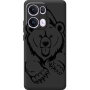 Чорний чохол BoxFace OPPO Reno 13 Pro 5G Grizzly Bear