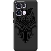 Чорний чохол BoxFace OPPO Reno 13 Pro 5G Owl
