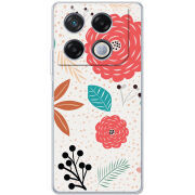 Чехол BoxFace Infinix GT 20 Pro Line Flowers