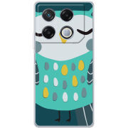 Чехол BoxFace Infinix GT 20 Pro Green Owl