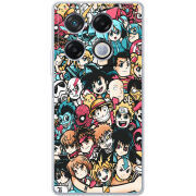 Чехол BoxFace Infinix GT 20 Pro Anime Stickers