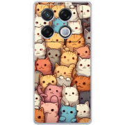 Чехол BoxFace Infinix GT 20 Pro Котики муркотики