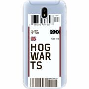 Прозрачный чехол Uprint Samsung J530 Galaxy J5 2017 Ticket Hogwarts