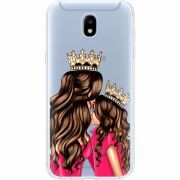 Прозрачный чехол Uprint Samsung J530 Galaxy J5 2017 Queen and Princess