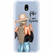Прозрачный чехол Uprint Samsung J530 Galaxy J5 2017 Follow Your Dreams