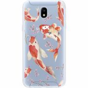 Прозрачный чехол Uprint Samsung J530 Galaxy J5 2017 Japanese Koi Fish